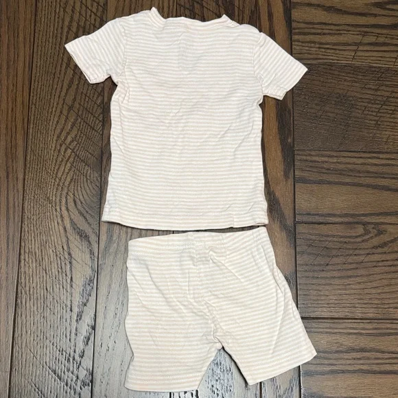 Carter's 12 Month Pajama Separates, Set of Two. Clementines and Stripes - Picture 4 of 11